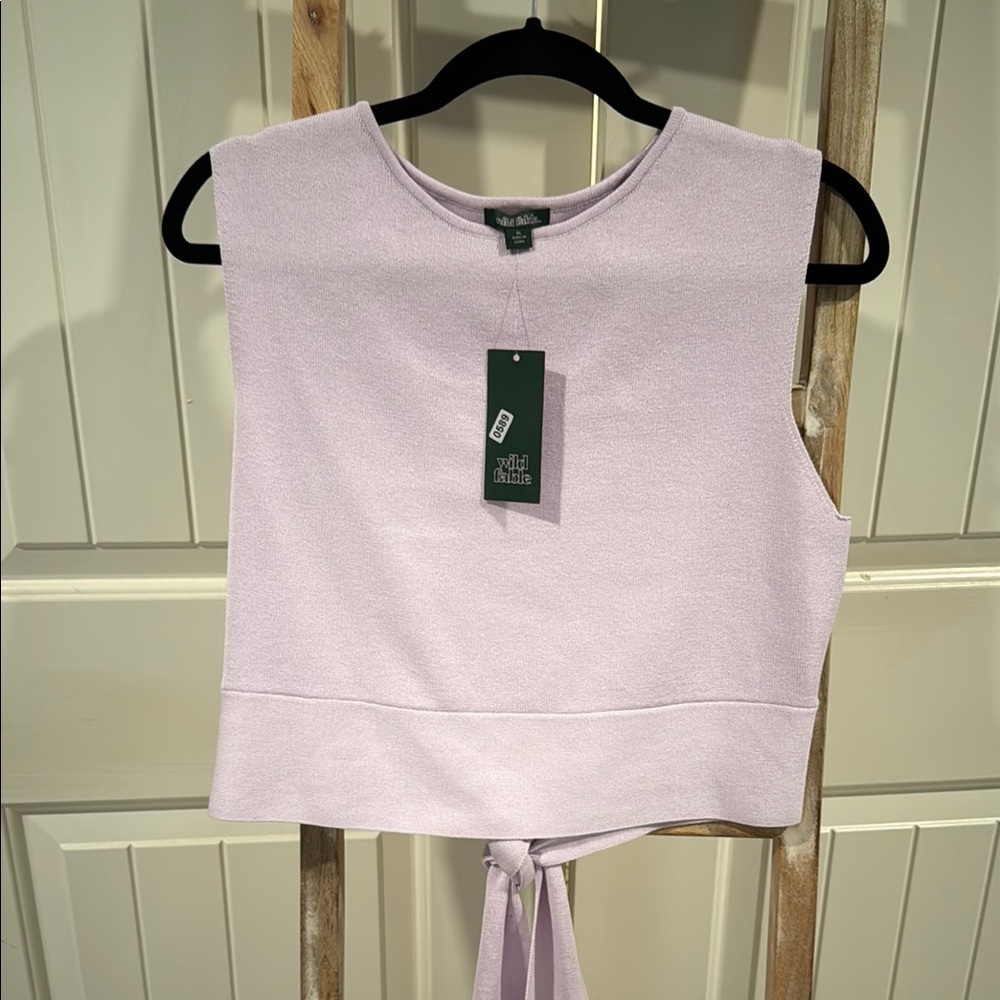Lilac Sleeveless Top by Wild Fable